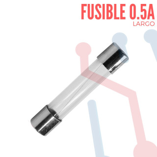 Fusible Largo en Vidrio 30x6mm 500mA