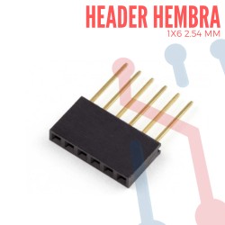 Header Hembra para Shield Arduino 6 Pin