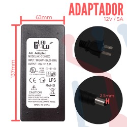 Adaptador de Voltaje 12V 5A