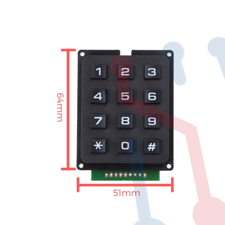 Teclado Matricial 4x3