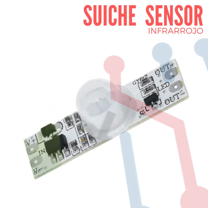 Suiche con Sensor Infrarrojo PIR