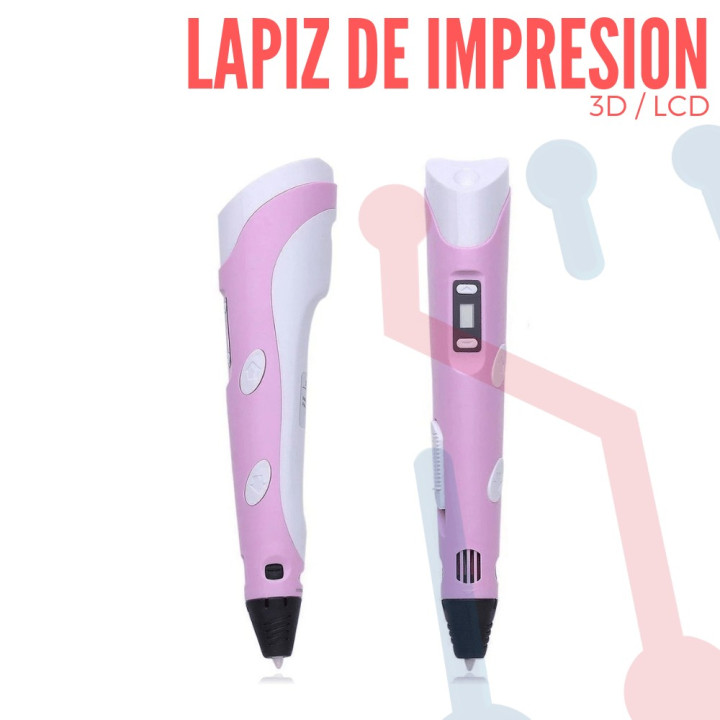 Lápiz de impresión 3D Rosado