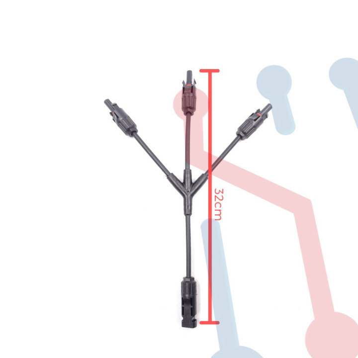 Conector MC4 para Panel Solar 3X1