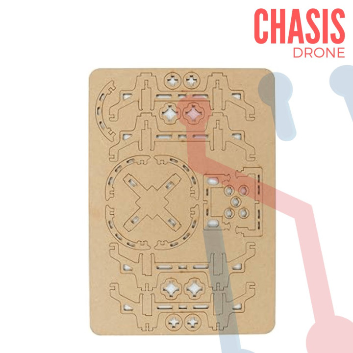 Chasis de Madera para Drone