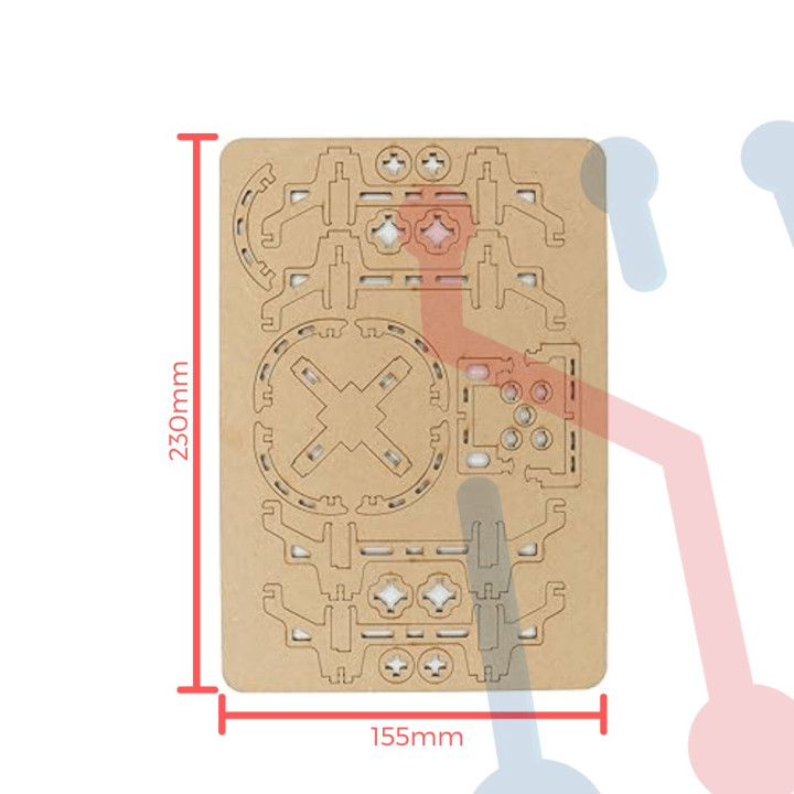 Chasis de Madera para Drone