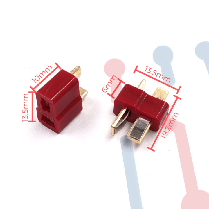 Conector T (Par) para Baterías LI-PO