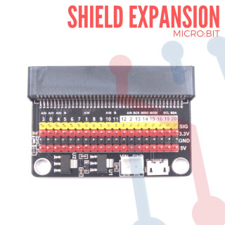 Shield de Expansión  GPIO Micro: Bit