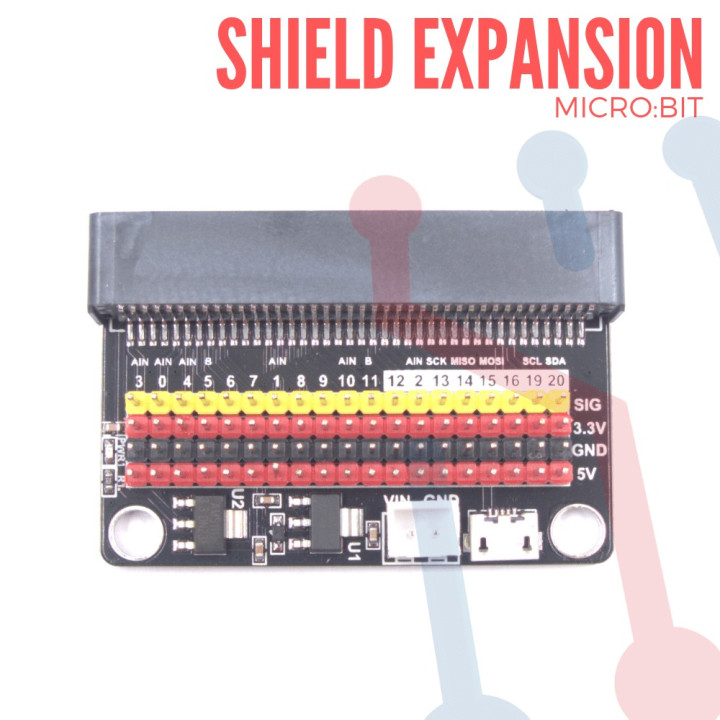 Shield de Expansión  GPIO Micro: Bit