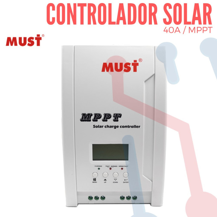 Controlador de Carga Solar 40A