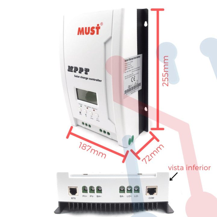 Controlador de Carga Solar 40A