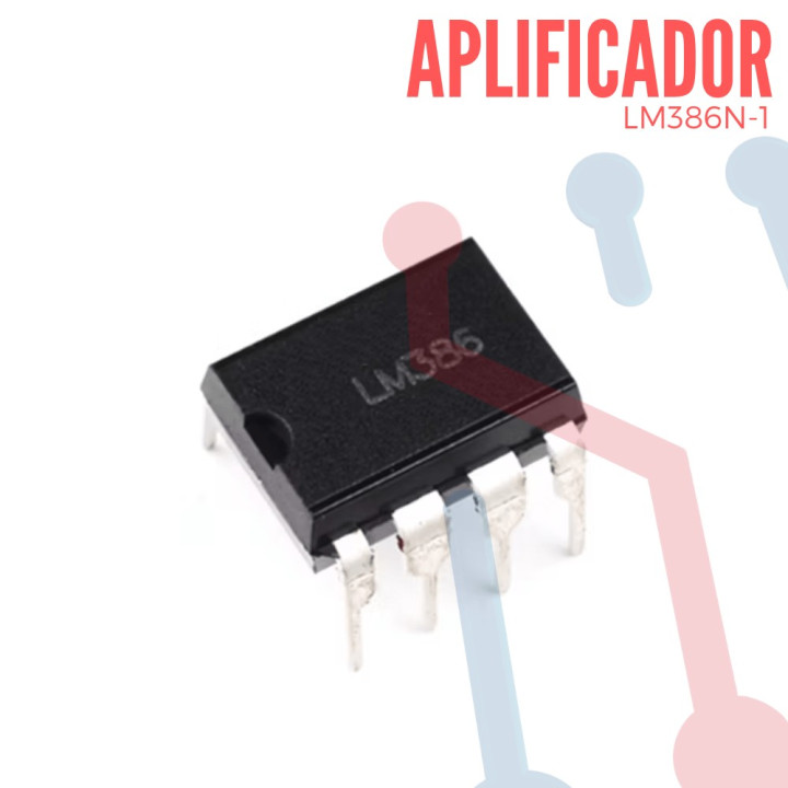 Amplificador de audio LM386N-1