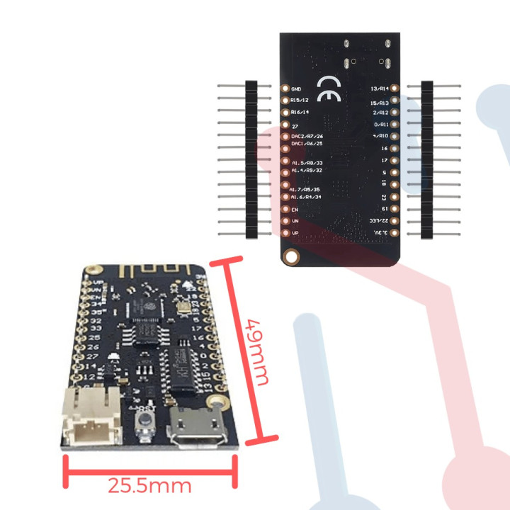 Módulo WiFi Lolin32 Lite Bluetooth ESP32 V1.0