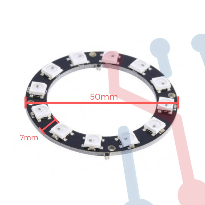 Anillo LED  RGB WS2812 (12BIT)