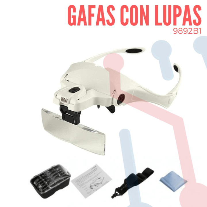 Gafas con Lupas Intercambiables