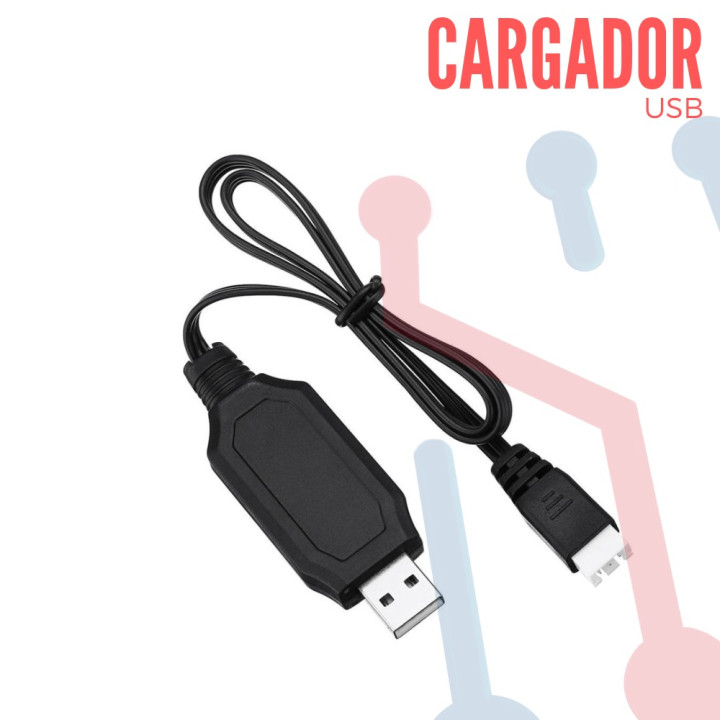 Cargador USB para Baterías LI-PO 7.4V 2S