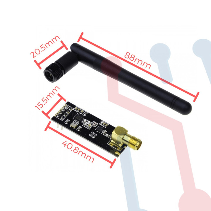 Modulo Radiofrecuencia NRF24L01 Antena