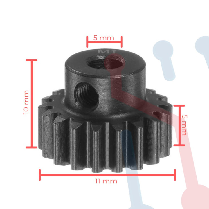 Engranaje 20 Dientes