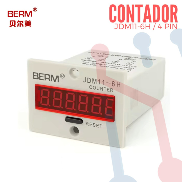Contador Digital JDM11-6H (Voltaje)