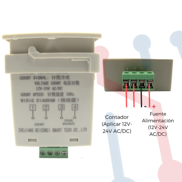 Contador Digital JDM11-6H (Voltaje)