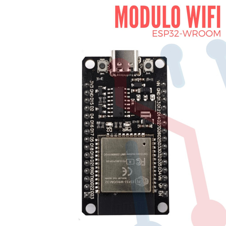 Modulo WIFI ESP32-WROOM (30 Pines)