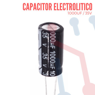 Capacitor Electrolítico 1000uF a 35V