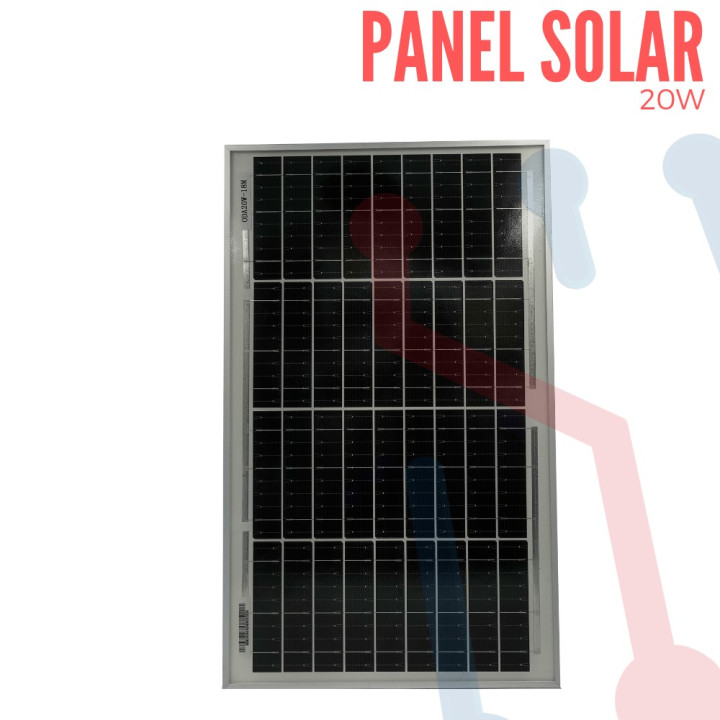 Panel Solar de Intemperie 20W