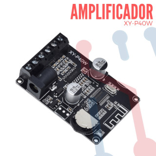 Amplificador 2X40W (XY-P40W) con Bluetooth
