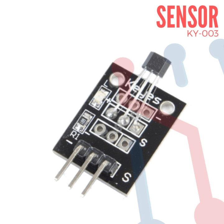 Sensor Hall en Tarjeta