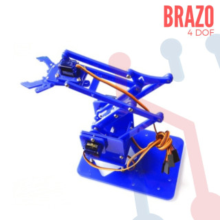 Brazo Robótico en Acrílico (4-DOF)