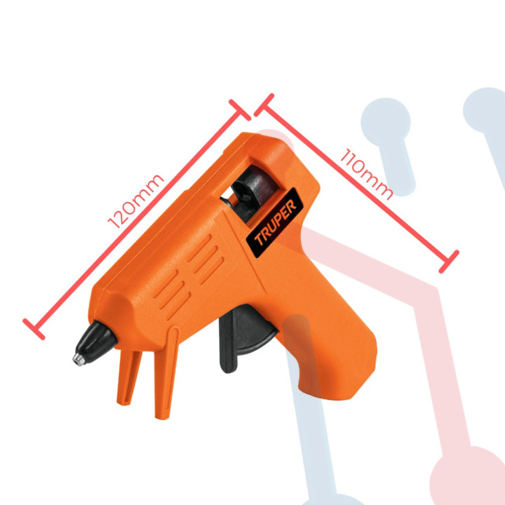 Pistola para Silicona de 8mm Truper