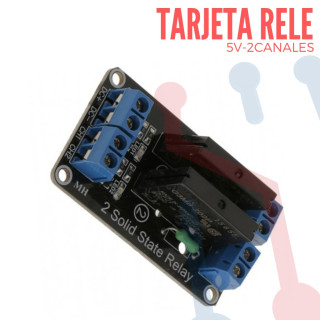Tarjeta Relé de estado solido 2 relé