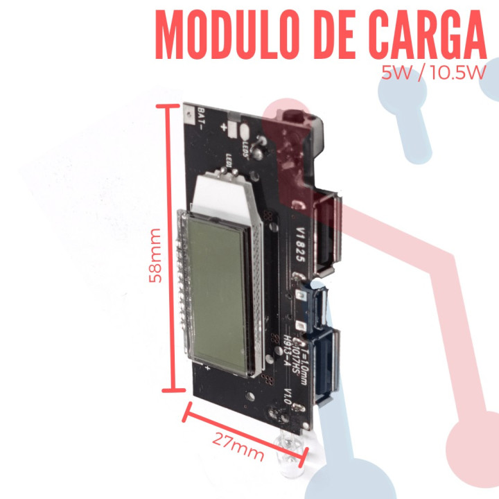 Módulo de Carga  para Power Bank