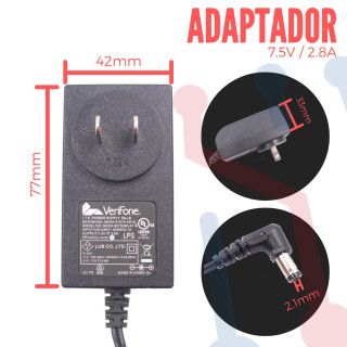 Adaptador de Voltaje 7.5V 1A