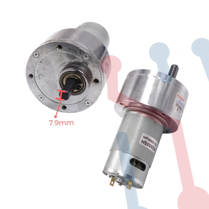 Motorreductor de Alto Torque 12V 50RPM 47Kg