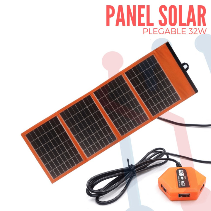 Panel Solar Plegable 32W