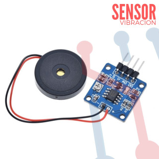 Módulo Sensor de Vibración Piezoeléctrico