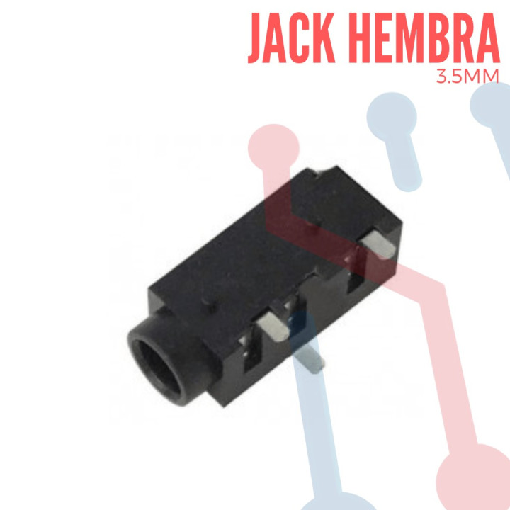 Jack Hembra 3.5mm Audio Stereo