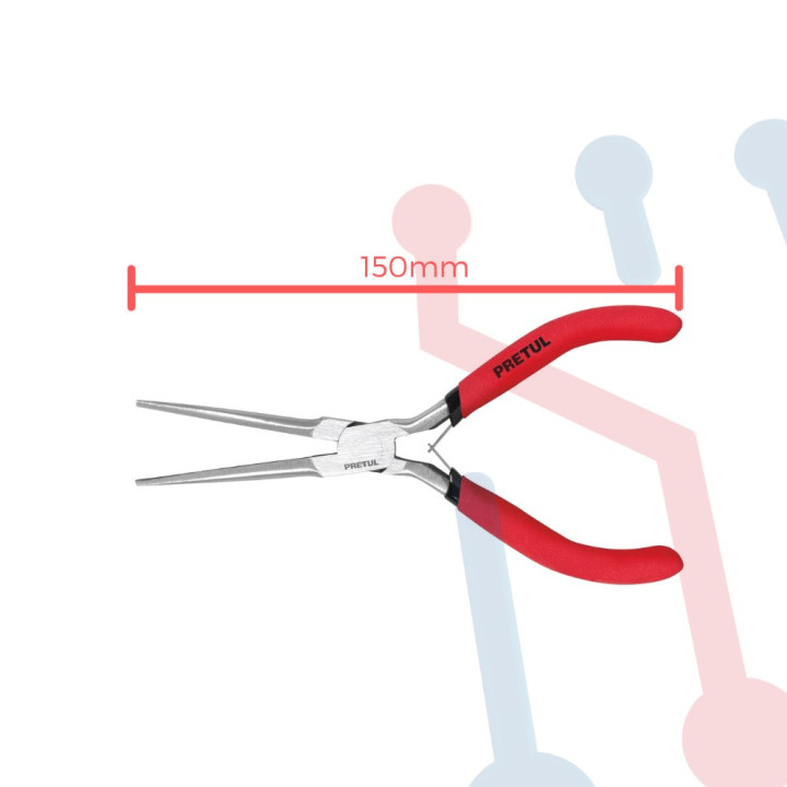 Pinza Punta de Aguja 6" (PRETUL)
