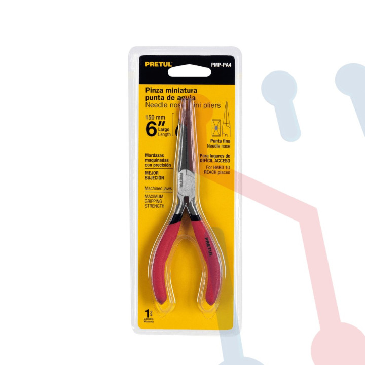 Pinza Punta de Aguja 6" (PRETUL)