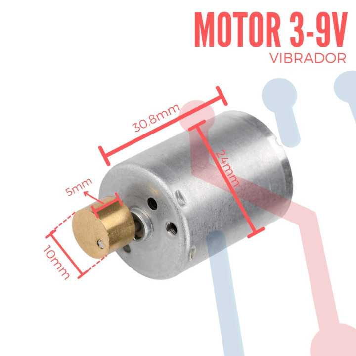 Motor Vibrador 3V-9V DC