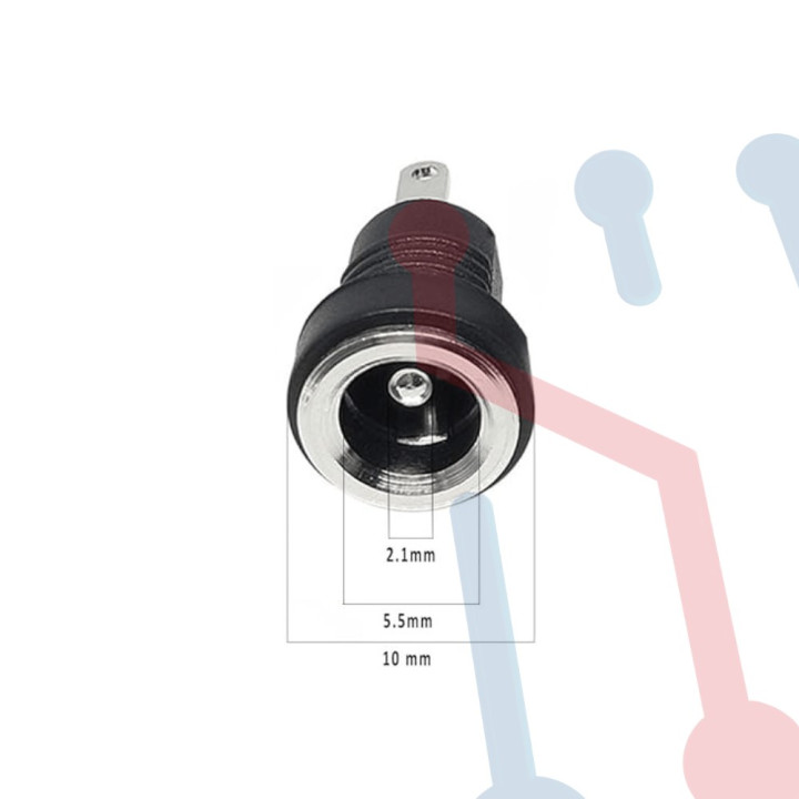 Jack Pequeño Chasis DC 2.1mm