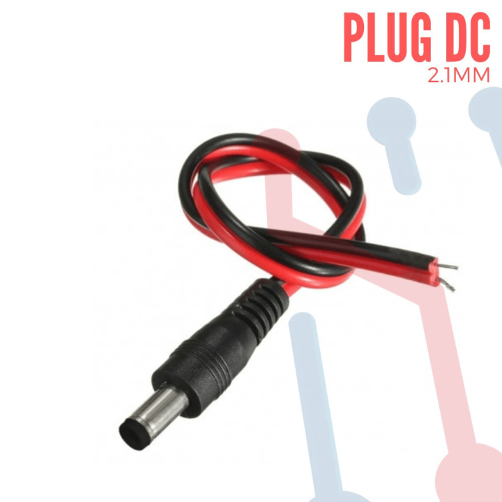Cable DC plug 2.1mm X 15cm