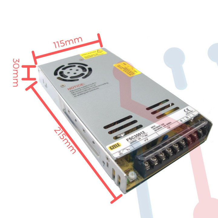 Fuente Suicheada 12V 29A 348W