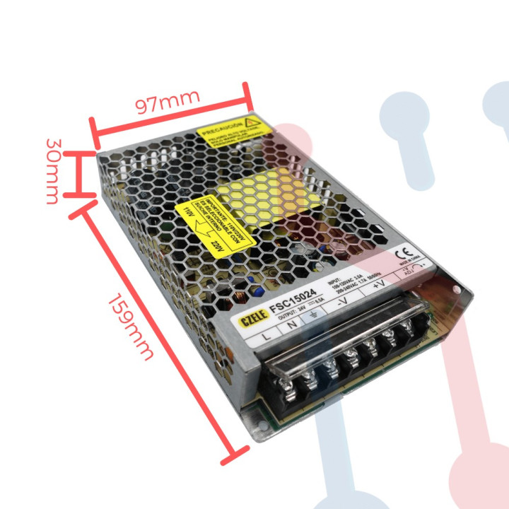 Fuente Suicheada 24V  6.5A 156W