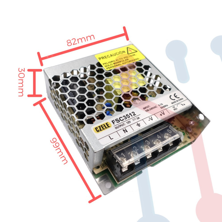 Fuente Suicheada12V  3A 36W