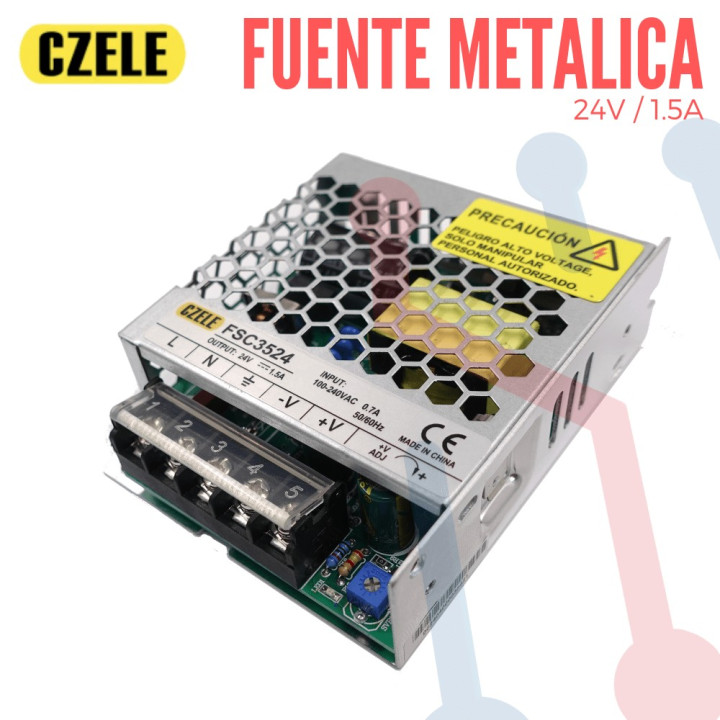 Fuente Suicheada 24V  1.5A 36W