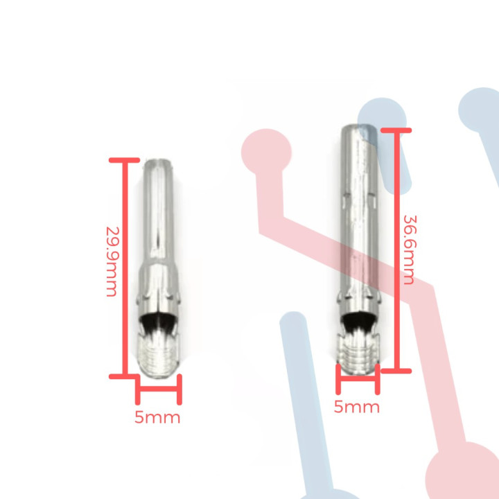 Pin Metalico Macho-Hembra para Conector MC4