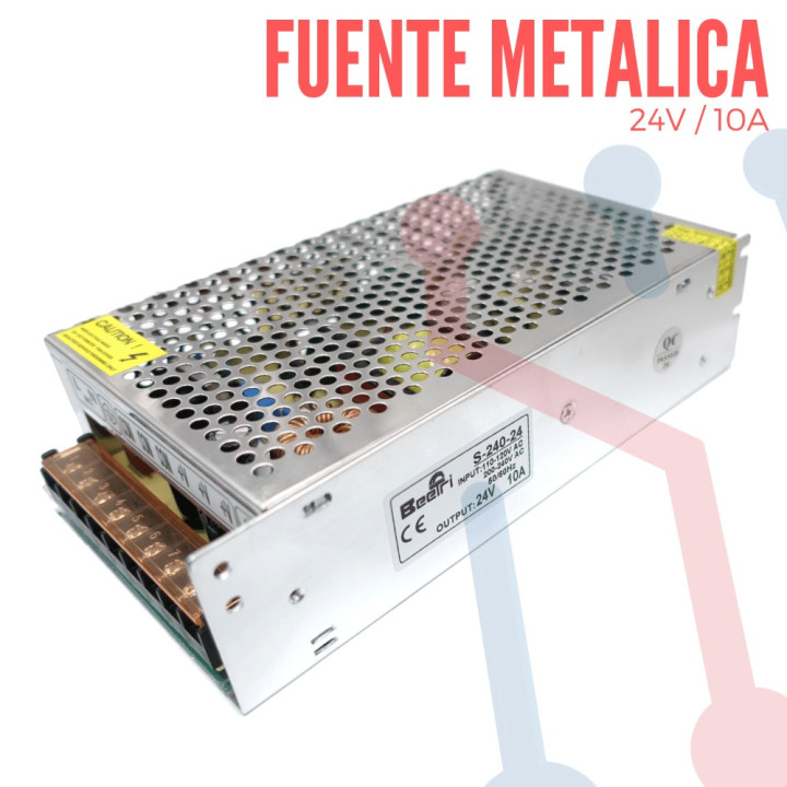 Fuente Suicheada 24V 10A 240W