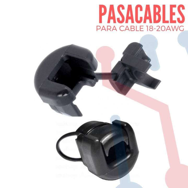 PasaCable para Cables 18-20 AWG