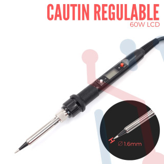 Cautín Regulable 60W  (LCD)